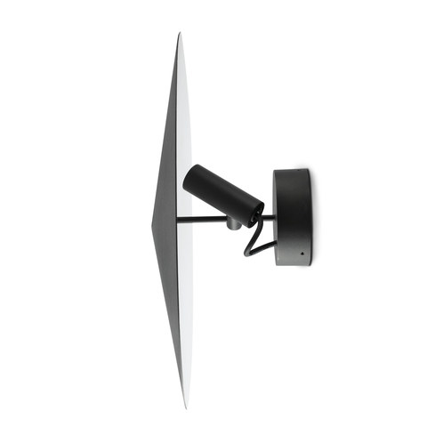 Faro Barcelona CLAP Black wall lamp/ceiling 6W 3000K 38º with screen — manufacturer representative image