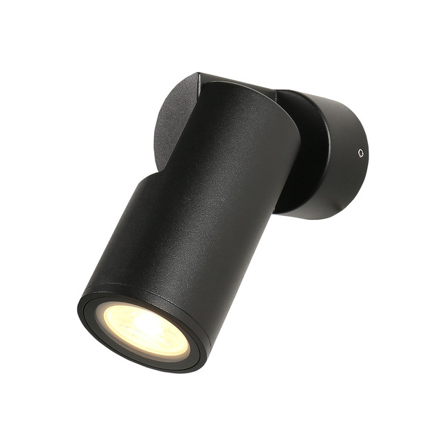 ACA Lighting Outdoor Wall Light GU10 IP65 Black — SJ14401