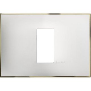 BTicino Cover plate - 1 centered module — R4803M1WD
