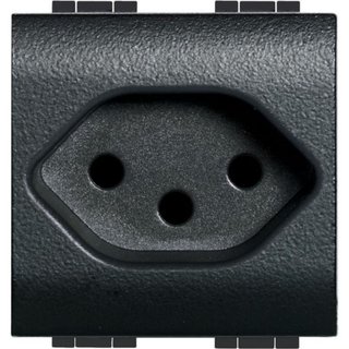 BTicino Socket 2P+T 10A 250 Vac - standard Switzerland type 13 — L4164/13