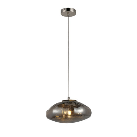 ACA Lighting WABI-PENDANT LAMP SMOKE METAL + GLASS LED 1xG9 IP20 — manufacturer representative image