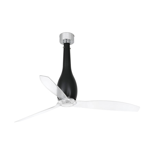Faro Barcelona ETERFAN Matt black/transparent fan — 32003