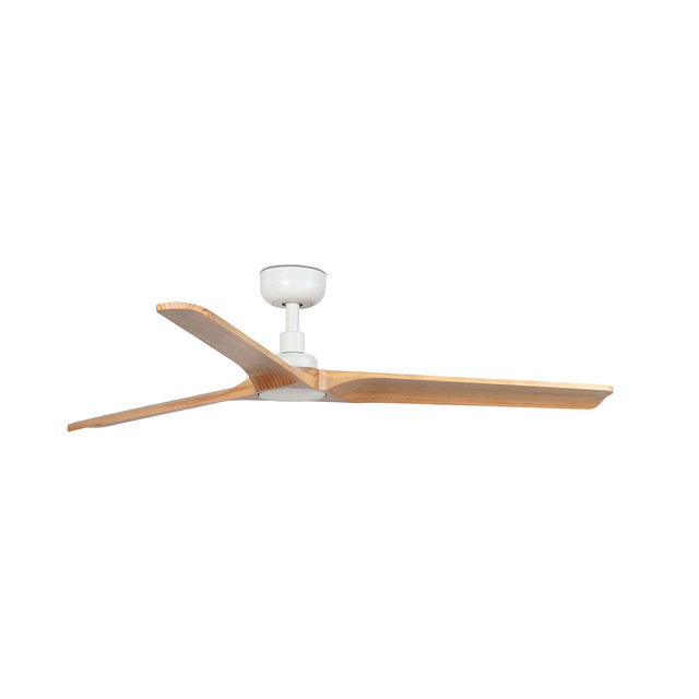 Faro Barcelona HEYWOOD L Ceiling fan white/pine — 33810