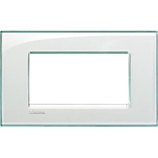 BTicino Square cover plate 4 modules - acquamarine — LNA4804KA