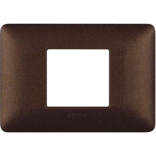 BTicino Cover plate 2 modules centred — AM4819TGG