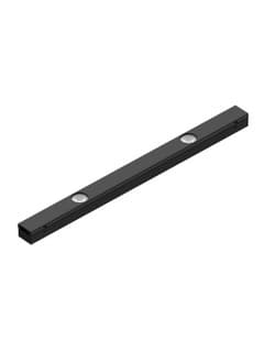 Zambelis 22253 MINI TRACK GRILLE LED 2,5W 3000K 48V BLACK FOR 24V MINI SURFACE MAGNETIC SYSTEM 11MM