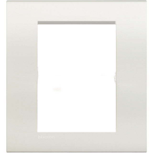 BTicino Square cover plate 3+3 modules - white — LNA4826BI