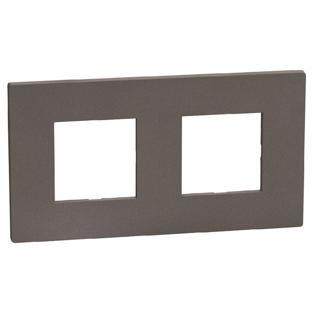 BTicino Light Now - Cover plate 2+2 modules - moka stone — YA4802M2GM