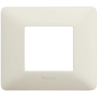 BTicino Cover plate 2 modules — AM4802BCN