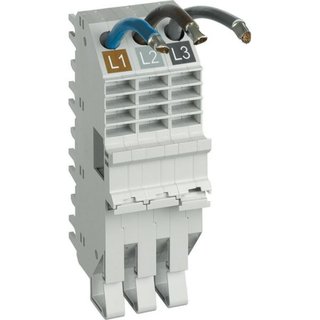 BTicino Base for top cable connection BTDIN 3P 3 modules - In=63A - L1+L2+L3 — TC63P3C