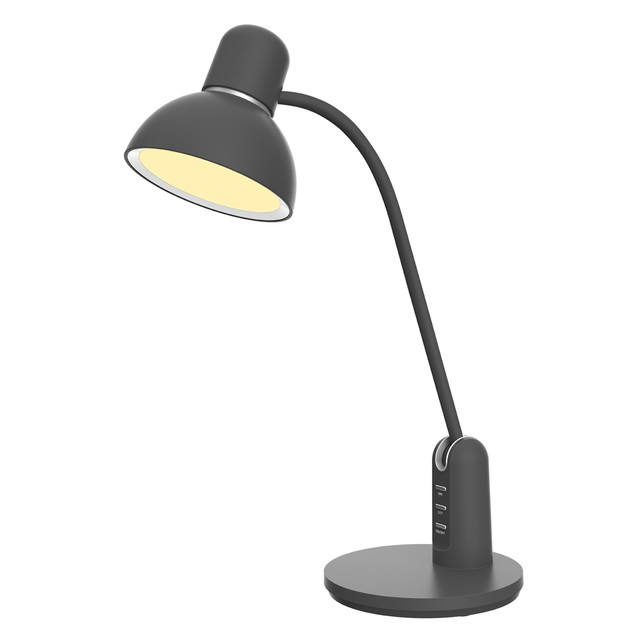 ACA Lighting DESK LAMP BLACK ALUMINUM + ABS LED SMD 8W 400LM CCT 3000K-4000K-6000K IP20 — BL1123BK