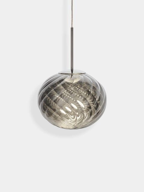 Tom Dixon Whirl Medium Pendant | Silver Polished Polycarbonate — WHS01CH-PEUM1