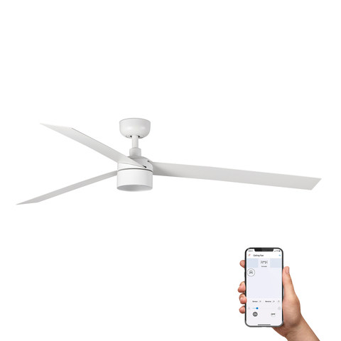 Faro Barcelona CRUISER TEK XL White fan 2700K TUYA — manufacturer representative image