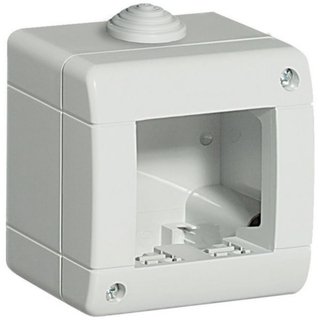 BTicino Box IP40 (base + Cover) - for 2 modules — 24402