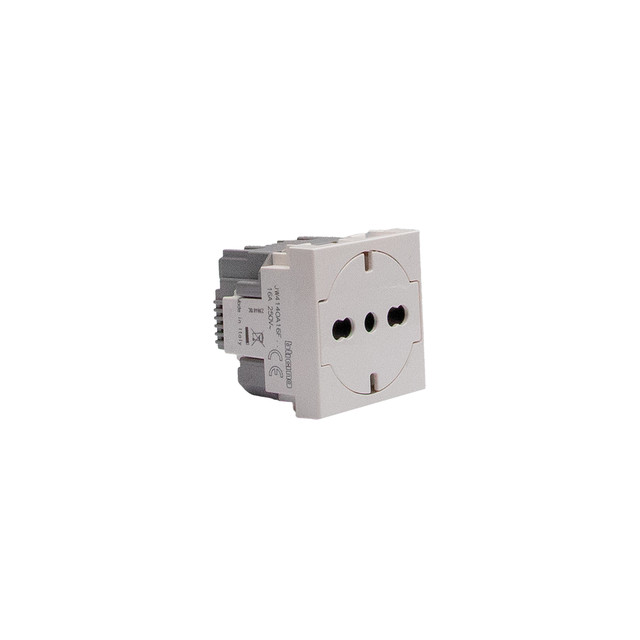 BTicino Italian standard P40 socket outlets. FLAT . — JW4140A16F