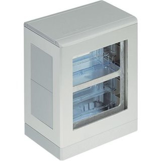 BTicino 8+8 module double face tower with aluminium body and resin base — 150660