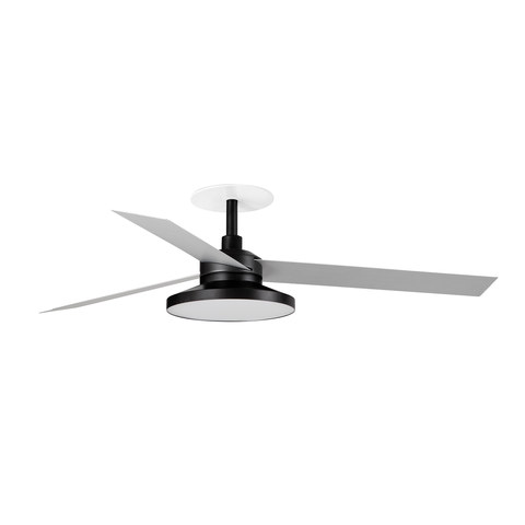 Faro Barcelona CRUISER RECESSED TAK L Black/aluminium fan 2700K — manufacturer representative image