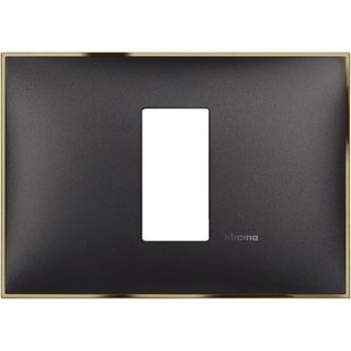 BTicino Cover plate - 1 centered module — R4803M1BD