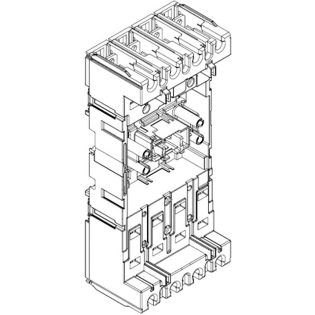 BTicino Base for plug-in and draw-out version for M1 160 4P — M7B02