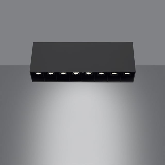Artemide Sharp SMD - 8 optic unit - 24W - 20° 2700K Dimmable DALI Black — AF47604