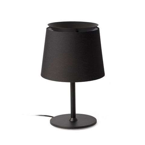 Faro Barcelona SAVOY Black/black table lamp — manufacturer representative image