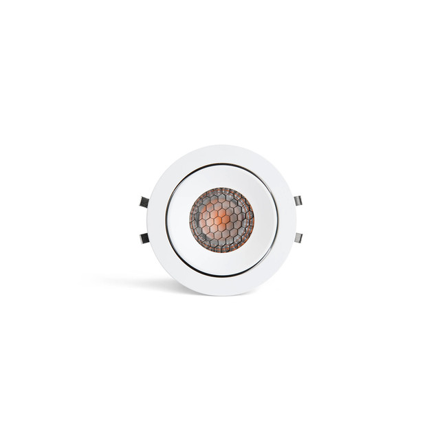 Faro Barcelona KIVI White adjustable recessed 7W 3000K 36° IP44 — 43907