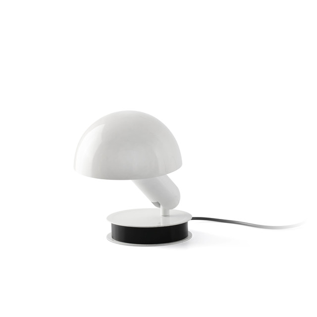 Faro Barcelona BELA White table lamp with clip — 56101