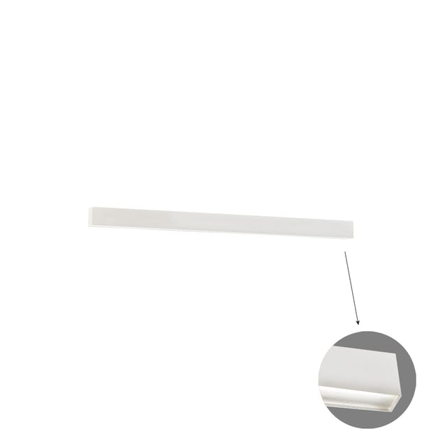 Viokef Linear Wall Lamp L1140 4000K White Microprismatic Dim. Ciba — 3916-02114-4-W-M-D3