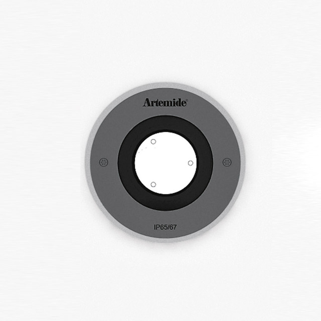Artemide Ego 90 Flat walk-over stainless steel 10° 3000K Round — T40006SPW00 — manufacturer representative image