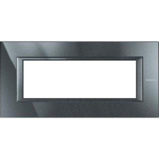 BTicino Cover plate rectangular 6 modules — HA4806HS