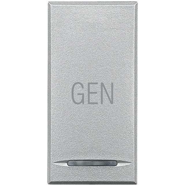 BTicino Key cover for 1 function with illuminated lens with screen printing symbol 'GEN' — HC4915AC