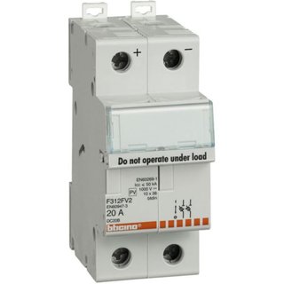 BTicino Fuse carrier 1P for photovoltaic - Vn= 1000Vdc — F311FV2