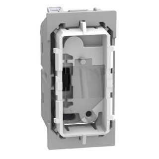BTicino Pushbutton 1P NO 10A 1 module, neutral, axial, lightable, automatic terminals — Y4055A