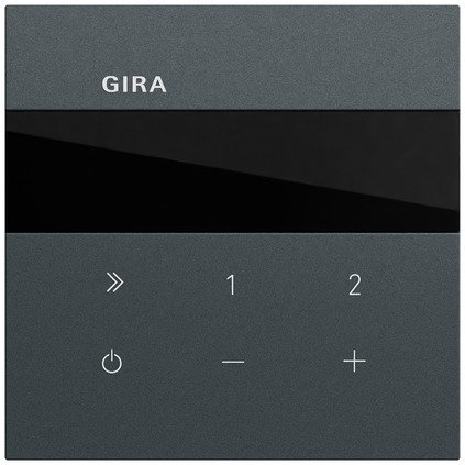 Gira IP flush-mounted radio anthracite (lacquered) System 70 — 232073