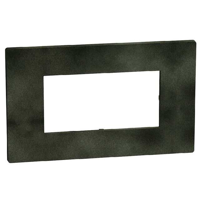 BTicino Light Now - Cover plate 4 modules - dark green — YA4804DG