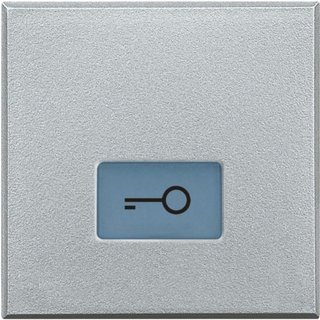 BTicino Screen-printed key 'key' with Light - 2 modules — HC4921/2LF