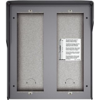 BTicino Wall-mounting box 6 modules with integrated rainshield - Allwhite — 350663