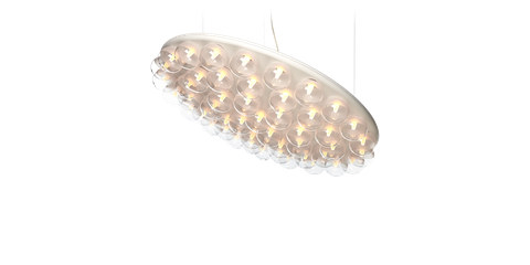 Moooi Prop Light Suspended Round Single, 2700K (Soft White) — manufacturer image