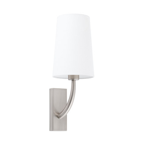 Faro Barcelona REM Matt nickel/white wall lamp — manufacturer representative image