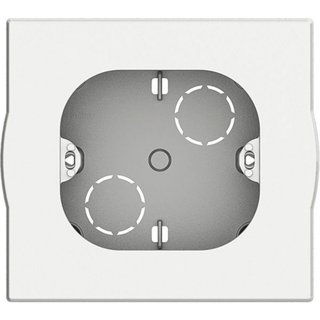 BTicino Wall-mounting Box - 2 modules in resin — 502BI