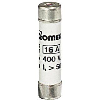 BTicino Fuse Fusicolor with blown-fuse indicator type T1 9x36mm 16A — T1/16