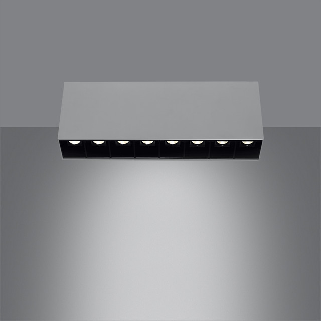 Artemide Sharp SMD - 8 optic unit - 24W - 36° 4000K Dimmable DALI Silver — AF47405 — manufacturer representative image