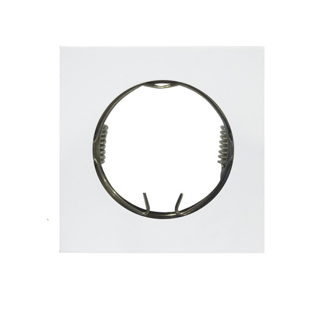 ACA Lighting Square down light GU10 BS3159 WHITE — BS3159WMR16