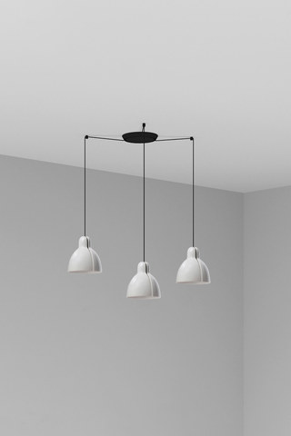 Faro Barcelona VENICE 3L White pendant lamp — manufacturer representative image