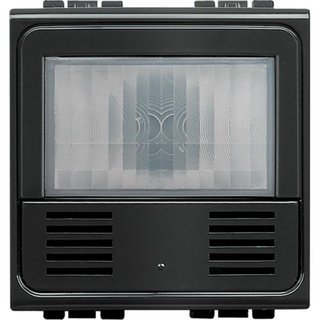 BTicino KNX PIR Green Switch, IP20 protection index. With on-board pushbutton, ideal for installation in passage areas — L4658KNX