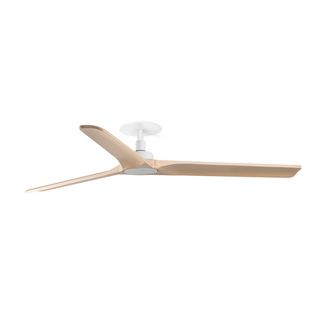 Faro Barcelona HEYWOOD RECESSED L Ceiling fan white/pine — 33810R