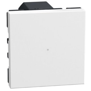BTicino Dimmer/switch. Power supply 110-230 Vac - 2 modules - white — YW4412CM2