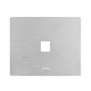 AVE NEW STYLE S44 ALUMINIUM FRONT PLATE, NATURAL ALUMINIUM – 1 ACCESSORY – 3 MOD. — 44PANQ29ALS