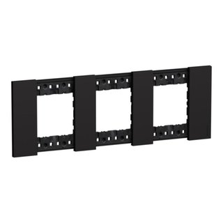 BTicino 2x3P 71mm Living Now plate — KA4802M3KG