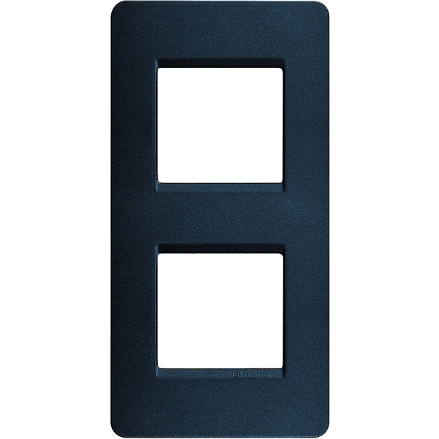 BTicino Matix - plate 2+2 vertical Blue Mercury — AM4802V/2BM
